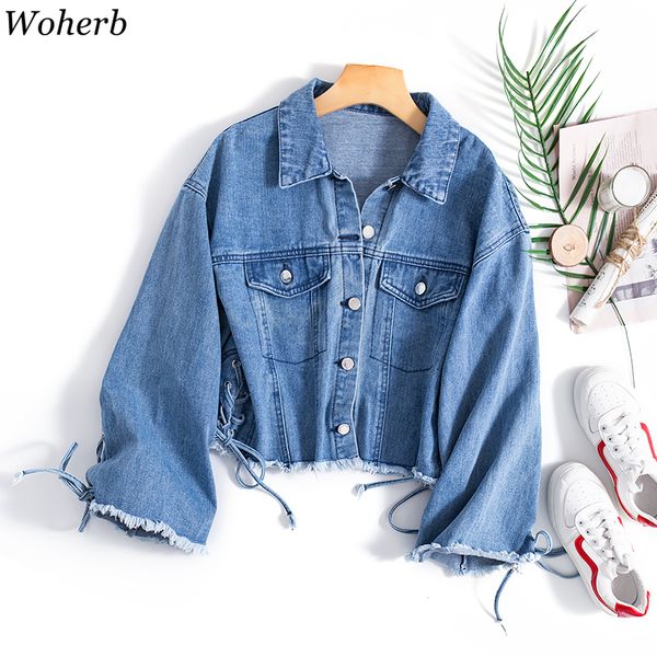 woherb 2019 урожай джинсовая куртка crop женщины бинты скрещенные кисточкой пальто женские синие джинсы куртки корейский модис короткая улич, Black;brown
woherb 2019 урожай джинсовая куртка crop женщины бинты скрещенные кисточкой пальто женские синие джинсы куртки корейский модис короткая улич, Black;brown