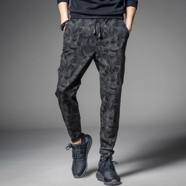 men's drawstring beam feet sports casual solid color trousers regular camouflage fashion comfortable wild camouflage 02*, Black
men's drawstring beam feet sports casual solid color trousers regular camouflage fashion comfortable wild camouflage 02*, Black
