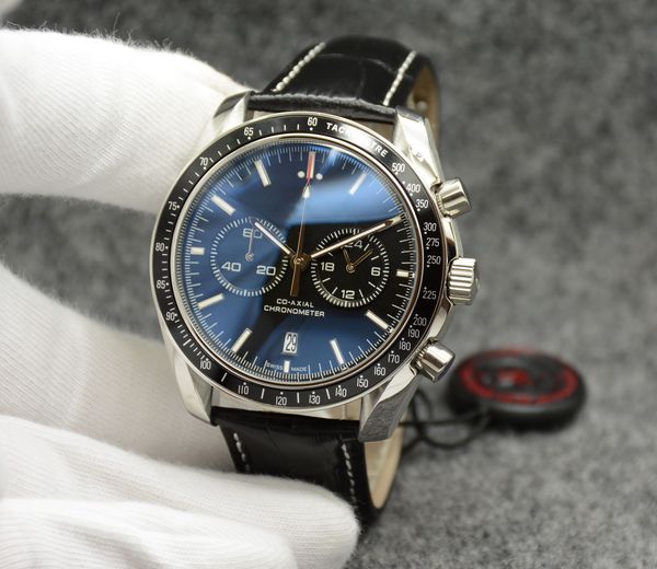 New Style Chronograph Speed Quartz Men 300 Racing Master Co-Axial Moonwatch Professional Spectre Leather Belt Men Watches Mens Wristwatches
New Style Chronograph Speed Quartz Men 300 Racing Master Co-Axial Moonwatch Professional Spectre Leather Belt Men Watches Mens Wristwatches