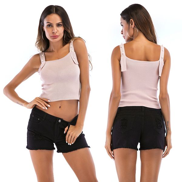 european and american slim solid color square collar camisole womens inside and outside all-match summer, Black;white
european and american slim solid color square collar camisole womens inside and outside all-match summer, Black;white