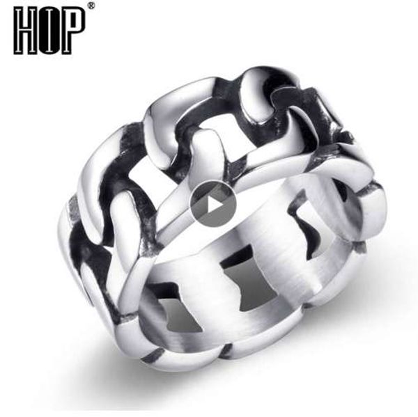 hip hop cuban chain ring silver color stainless steel wedding rings for men jewelry us size 8-12 dropshipping, Golden;silver
hip hop cuban chain ring silver color stainless steel wedding rings for men jewelry us size 8-12 dropshipping, Golden;silver