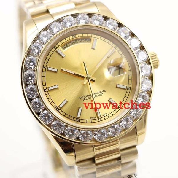 luxury mens brand men watch big diamonds day-date gold stainless steel perpetual president automatic mechanical diamond wristwatch watches, Slivery;brown
luxury mens brand men watch big diamonds day-date gold stainless steel perpetual president automatic mechanical diamond wristwatch watches, Slivery;brown