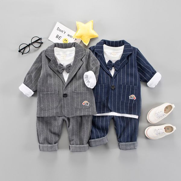 kids boys dress formal suits blazers sets 3pcs clear gentleman for wedding baby boys suit shirt tie pant set, Blue
kids boys dress formal suits blazers sets 3pcs clear gentleman for wedding baby boys suit shirt tie pant set, Blue