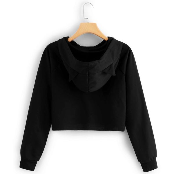 women cat ears hoodie preppy lovely hoodie with bears ears solid crop hoodie pullovers sweatshirt autumn campus sweatshirts #d25, Black
women cat ears hoodie preppy lovely hoodie with bears ears solid crop hoodie pullovers sweatshirt autumn campus sweatshirts #d25, Black