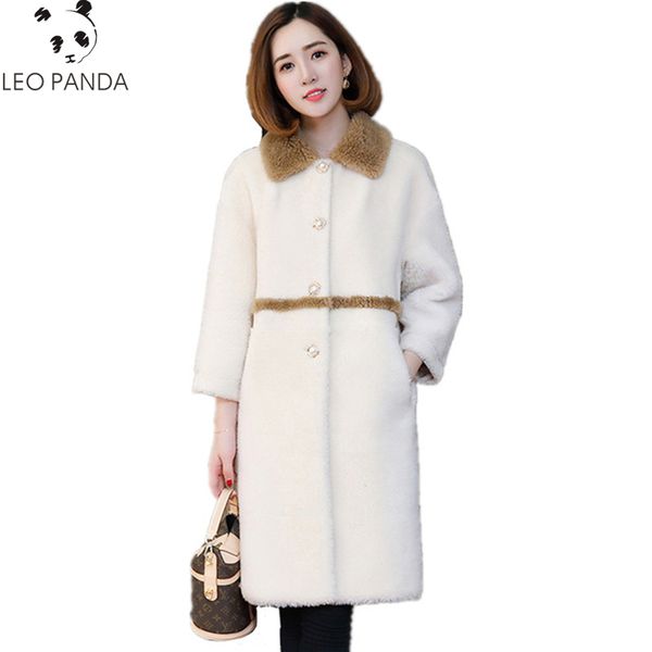 2019 winter woman sheep shearing coats thick real wool fur coat female korean fashion long warm jacket women outerwear, Black
2019 winter woman sheep shearing coats thick real wool fur coat female korean fashion long warm jacket women outerwear, Black