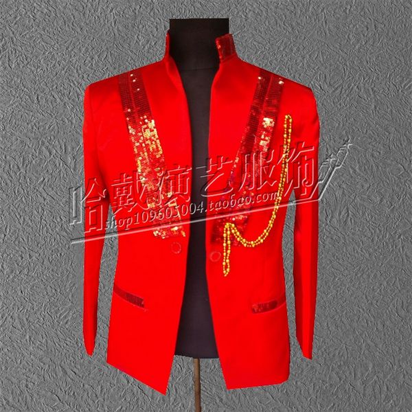 s-5xl new 2017 men's clothing plus size fashion slim dj bigbang magician sequins suit the host stage singer costumes, White;black
s-5xl new 2017 men's clothing plus size fashion slim dj bigbang magician sequins suit the host stage singer costumes, White;black