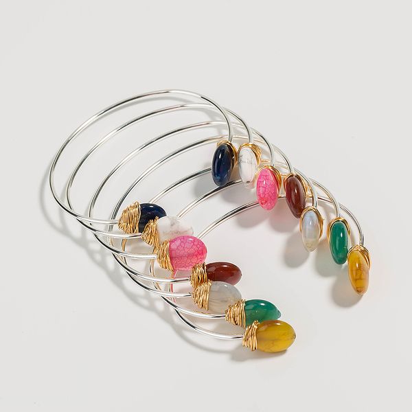 2019 popular natural stone female bracelet seven kinds of color adjustable openings for women love bracelets & bangles, Black
2019 popular natural stone female bracelet seven kinds of color adjustable openings for women love bracelets & bangles, Black