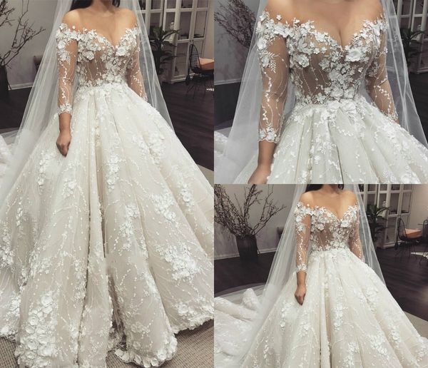 luxury country wedding dresses sheer jewel neck lace applique a line ball wedding dress long sleeve plus size bridal gown robe de mariée, White
luxury country wedding dresses sheer jewel neck lace applique a line ball wedding dress long sleeve plus size bridal gown robe de mariée, White