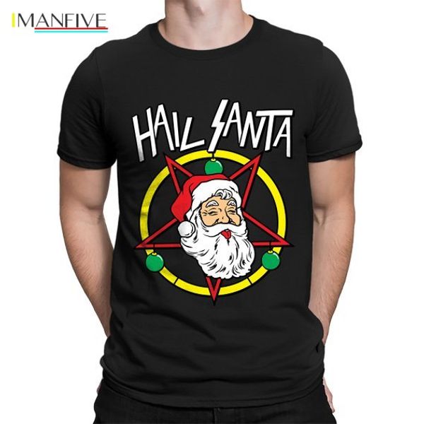 new summer fashion men tee hail santa metal parody funny xmas tree christmas pentagram ornaments devil december funny gift prese
new summer fashion men tee hail santa metal parody funny xmas tree christmas pentagram ornaments devil december funny gift prese