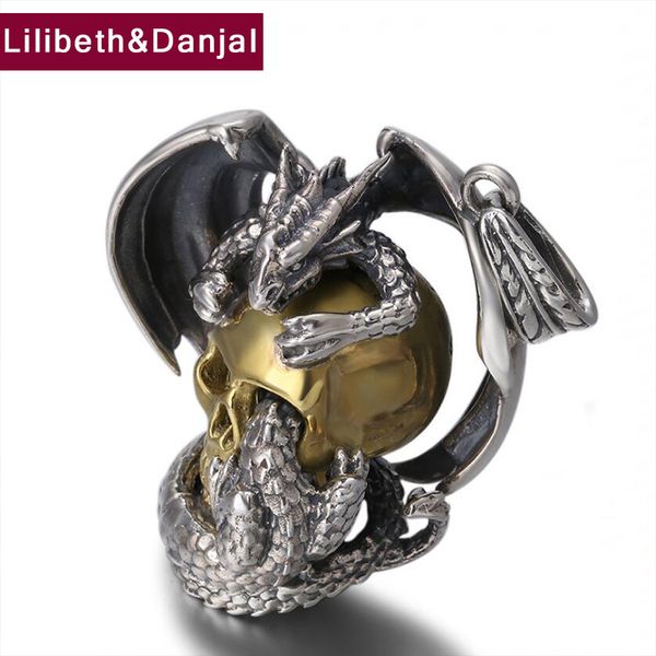 2020 dragon pendant 100% 925 sterling silver jewelry men women punk rock skull pterosaur necklace pendant jewelry making p100
2020 dragon pendant 100% 925 sterling silver jewelry men women punk rock skull pterosaur necklace pendant jewelry making p100