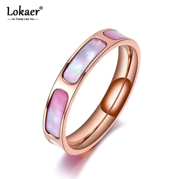 lokaer trendy titanium stainless steel wedding rings for women girls rose gold shell cz crystal female engagement jewelry r19072, Slivery;golden
lokaer trendy titanium stainless steel wedding rings for women girls rose gold shell cz crystal female engagement jewelry r19072, Slivery;golden