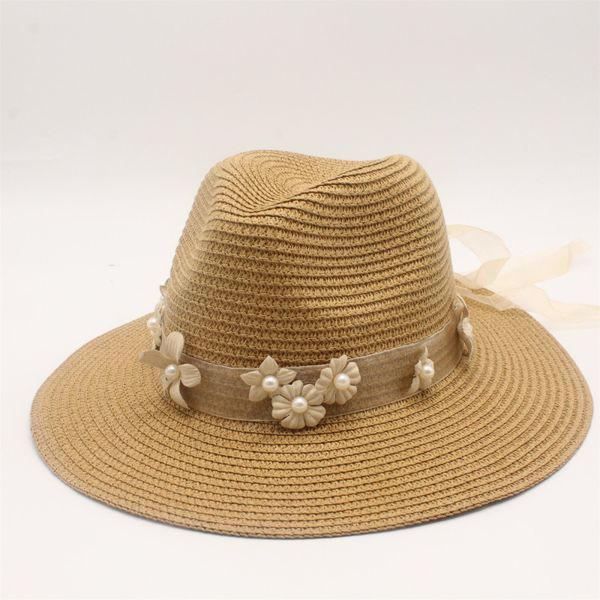 2020 new black panama hat for women straw cap floral pearl sun hat elegant lady sun visor cap wide brim gangster beach hats, Blue;gray
2020 new black panama hat for women straw cap floral pearl sun hat elegant lady sun visor cap wide brim gangster beach hats, Blue;gray