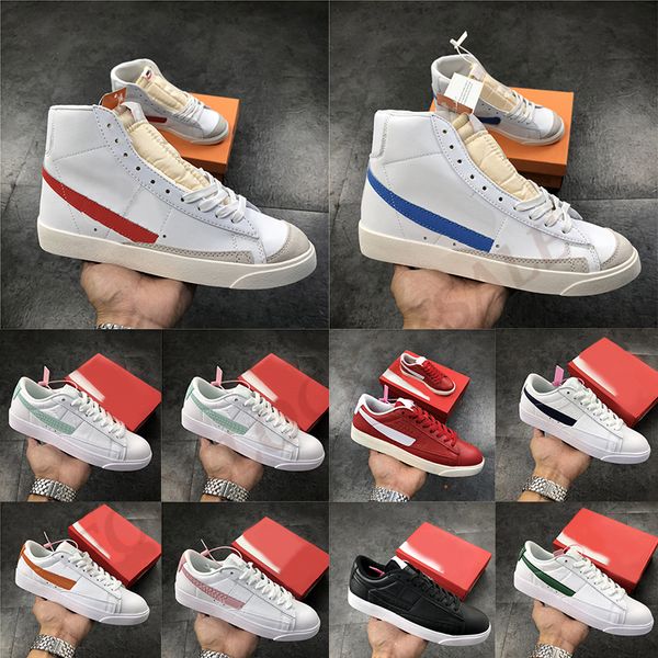 2019 blazer shoes high mid sneakers triple black white gym red mens basketball sports womens trainers casual skateboard shoes size 36-45, White;red
2019 blazer shoes high mid sneakers triple black white gym red mens basketball sports womens trainers casual skateboard shoes size 36-45, White;red
