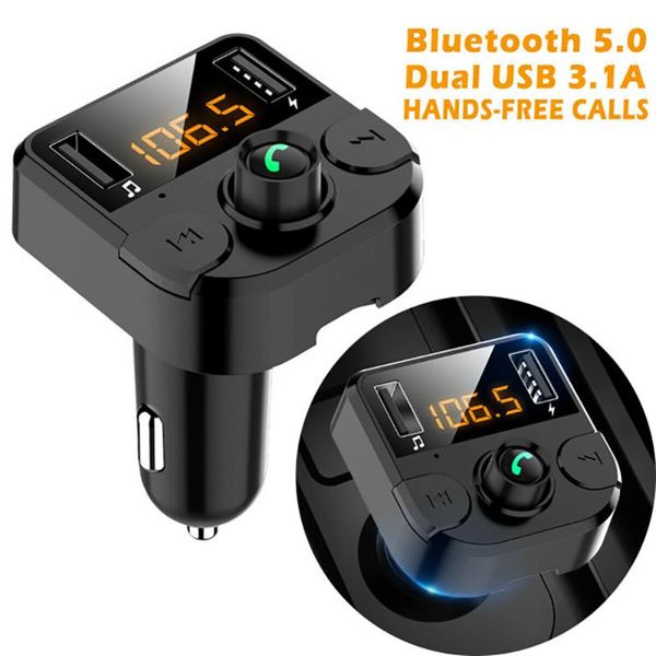 car mp3 player handscar kit fm transmitter bluetooth support tf card u disk qc2.0 3.1a fast dual usb charger power adapter
car mp3 player handscar kit fm transmitter bluetooth support tf card u disk qc2.0 3.1a fast dual usb charger power adapter