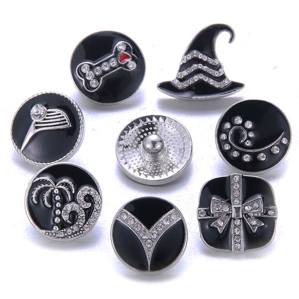 10pcs/lot new black snap button jewelry rhinestone crystal 18mm snaps buttons fit snap bracelet jewelry for women diy, Golden;silver
10pcs/lot new black snap button jewelry rhinestone crystal 18mm snaps buttons fit snap bracelet jewelry for women diy, Golden;silver