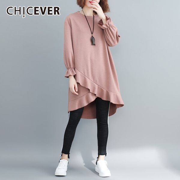 chicever 2019 spring autumn dress female o neck flare sleeve irregular hem loose oversize black dresses fashion clothes new, Black;gray
chicever 2019 spring autumn dress female o neck flare sleeve irregular hem loose oversize black dresses fashion clothes new, Black;gray