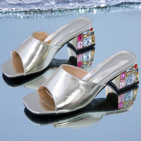 summer sandals women slippers shoes fashion peep toe ladies slippers gold thick high heel party 2020 women shoes heel type style, Black
summer sandals women slippers shoes fashion peep toe ladies slippers gold thick high heel party 2020 women shoes heel type style, Black