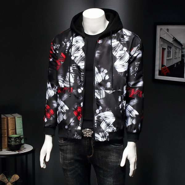 2020 new hooded jacket loose mens bomber jacket men casual hip hop baseball collar fashion flower print streetwear, Black;brown
2020 new hooded jacket loose mens bomber jacket men casual hip hop baseball collar fashion flower print streetwear, Black;brown