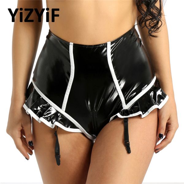 women bikini bottoms with garter leather briefs high waist skirted thong zipper open crotch panties ruffle shorts swimsuit
women bikini bottoms with garter leather briefs high waist skirted thong zipper open crotch panties ruffle shorts swimsuit