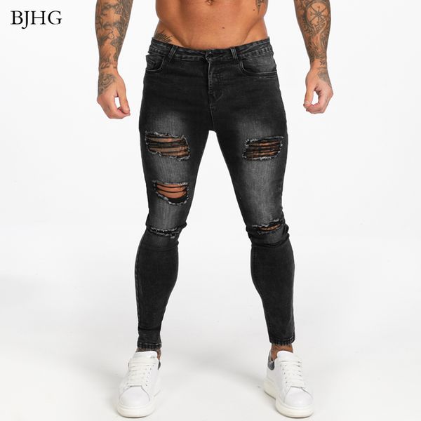 bjhg dark washed black jeans for men slim fit men denim jeans casual ripped elastic waist, Blue
bjhg dark washed black jeans for men slim fit men denim jeans casual ripped elastic waist, Blue