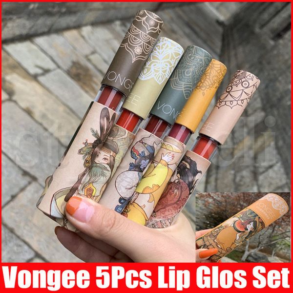 vongee lip makeup set matte liquid lipstick 5pcs/set vintage lip gloss lipgloss set with case
vongee lip makeup set matte liquid lipstick 5pcs/set vintage lip gloss lipgloss set with case