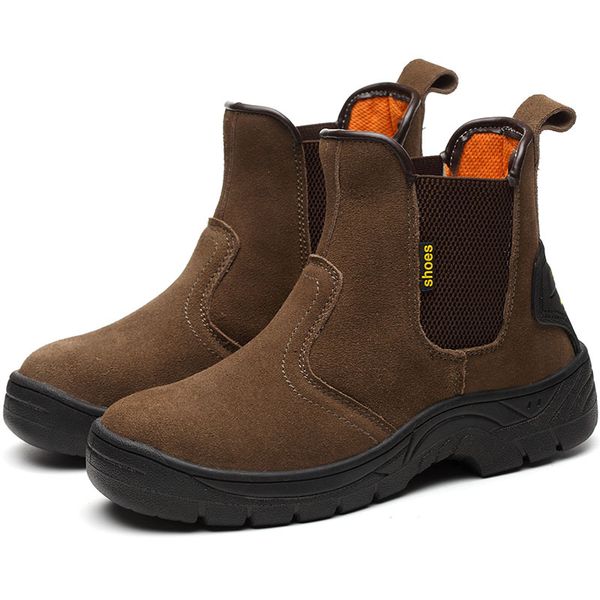 breathable outdoor steel toe leather suede leather work boots men's shoes non-slip anti-piercing safety shoes boots ww-811, Black
breathable outdoor steel toe leather suede leather work boots men's shoes non-slip anti-piercing safety shoes boots ww-811, Black