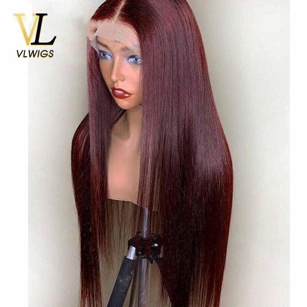 vlwigs 13*6 lace front wig pre-plucked burgundy color lace front silk straight brazilian virgin human hair wigs #99j color zcx05, Black;brown
vlwigs 13*6 lace front wig pre-plucked burgundy color lace front silk straight brazilian virgin human hair wigs #99j color zcx05, Black;brown