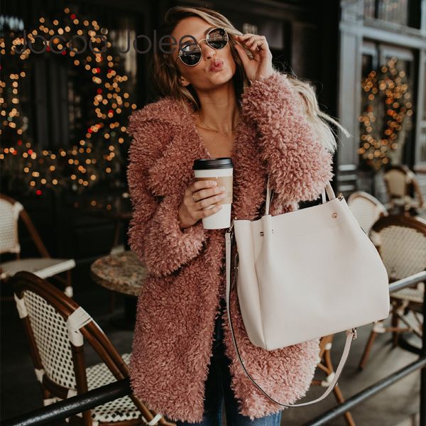 женщины vintage plus размер искусственного меха пальто зимы bomber jacket с длинным рукавом trench coat шерсть плюшевый розовый шинель maxi, Black
женщины vintage plus размер искусственного меха пальто зимы bomber jacket с длинным рукавом trench coat шерсть плюшевый розовый шинель maxi, Black