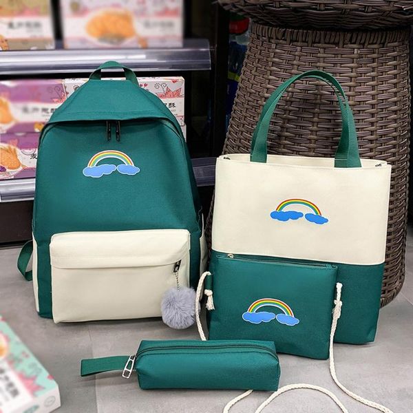 2019 fashion simple style four-pieces bag multifunctional large capacity wild casual canvas bag for women #xes
2019 fashion simple style four-pieces bag multifunctional large capacity wild casual canvas bag for women #xes
