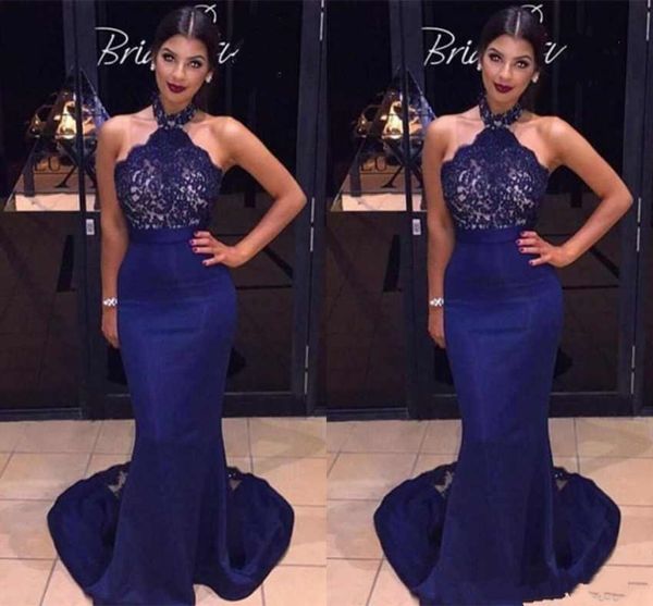 2019 latest halter lace appliques long mermaid bridesmaid dresses sleeveless bridesmaids dresses wedding guest gowns custom made, Blue;red
2019 latest halter lace appliques long mermaid bridesmaid dresses sleeveless bridesmaids dresses wedding guest gowns custom made, Blue;red