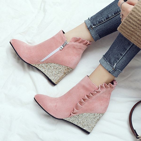 s.romance 2018 women boots plus size 34-43 high heels ankle boots ladies pumps female shoes woman pink brown red black sb066
s.romance 2018 women boots plus size 34-43 high heels ankle boots ladies pumps female shoes woman pink brown red black sb066