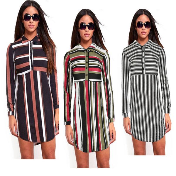 2018 casual women plaid check long sleeve button mini short shirt dress with belt, Black;gray
2018 casual women plaid check long sleeve button mini short shirt dress with belt, Black;gray