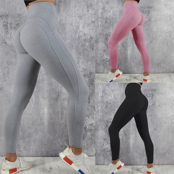 2020 women waist yoga fitness leggings running gym stretch sports pants trousers lot solid color sports yoga pants, White;red
2020 women waist yoga fitness leggings running gym stretch sports pants trousers lot solid color sports yoga pants, White;red