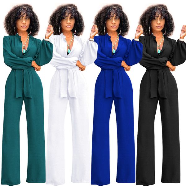 spot 2019 popular european and american autumn and winter solid color long sleeve casual collar overalls, supporting mixed batch, Black;white
spot 2019 popular european and american autumn and winter solid color long sleeve casual collar overalls, supporting mixed batch, Black;white