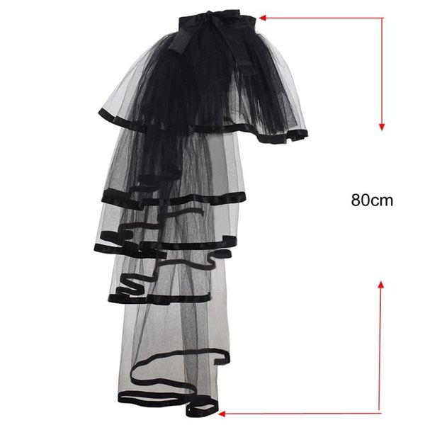 new chicsteampunk victorian party tutu ruffle tiered skirts dance stage performance clubwear, Black
new chicsteampunk victorian party tutu ruffle tiered skirts dance stage performance clubwear, Black