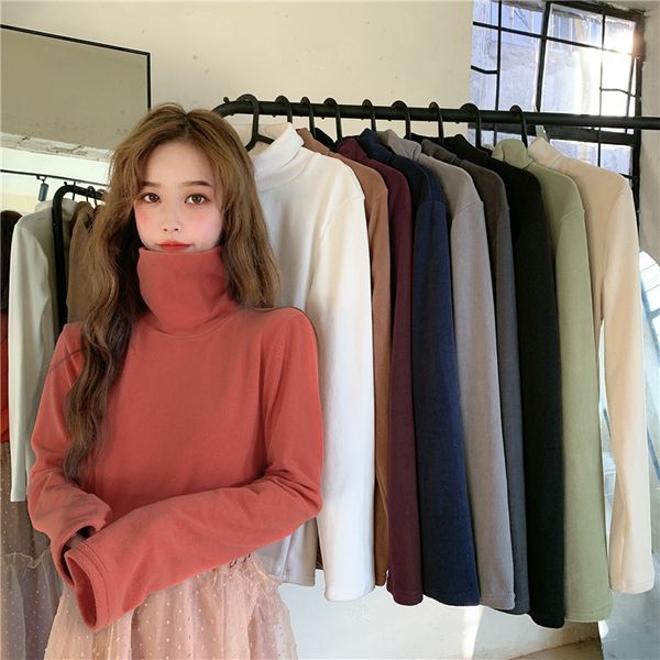 net price control will ~ turtleneck inside of mao set loose show thin solid color set of head into the ten color, White
net price control will ~ turtleneck inside of mao set loose show thin solid color set of head into the ten color, White