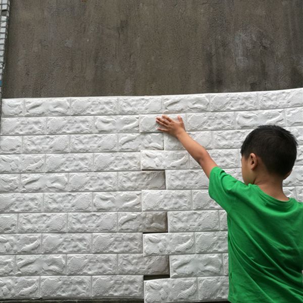 70*77cm 3d brick wall stickers wallpaper decor foam waterproof wall covering wallpaper for kids living room diy background
70*77cm 3d brick wall stickers wallpaper decor foam waterproof wall covering wallpaper for kids living room diy background
