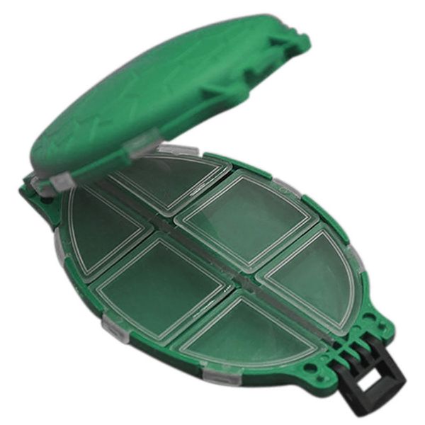turtle shape 12 slots new fishing tackle box portable organization storage case for fishhooks lure
turtle shape 12 slots new fishing tackle box portable organization storage case for fishhooks lure