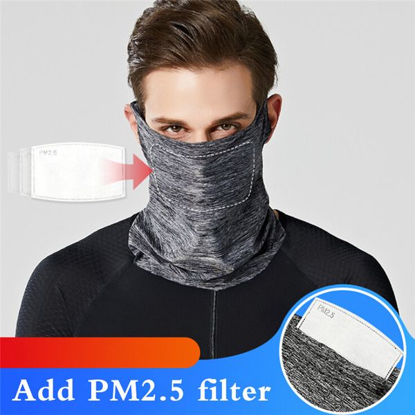 windproof cycling scarf uv protection outdoor riding mask climbing hiking skiing fishing bandana headwear with 1pc filter, Black
windproof cycling scarf uv protection outdoor riding mask climbing hiking skiing fishing bandana headwear with 1pc filter, Black