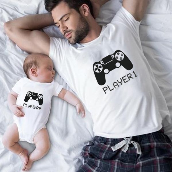 summer family matching outfits daddy kid son baby romper family clothes child tees letter print, Blue
summer family matching outfits daddy kid son baby romper family clothes child tees letter print, Blue