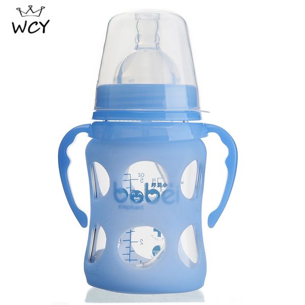 150ml glass bottle arc type wide mouth baby feeding bottles with handle 6-24m infantil biberones para
150ml glass bottle arc type wide mouth baby feeding bottles with handle 6-24m infantil biberones para