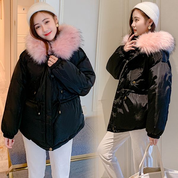 fur collar autumn winter jacket women coat fashion female lace-up down women parka warm casual plus size overcoat jacket parkas, Black
fur collar autumn winter jacket women coat fashion female lace-up down women parka warm casual plus size overcoat jacket parkas, Black