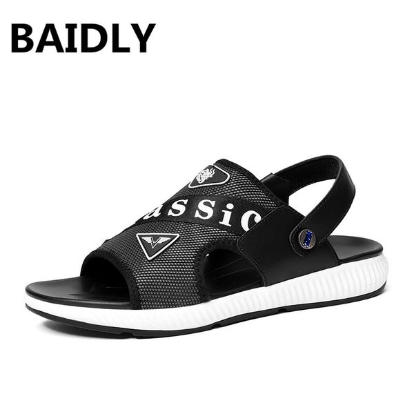 baidly big size genuine leather men sandals shoes summer men beach shoes fashion male sandal summer leather sandals slippers, Black
baidly big size genuine leather men sandals shoes summer men beach shoes fashion male sandal summer leather sandals slippers, Black