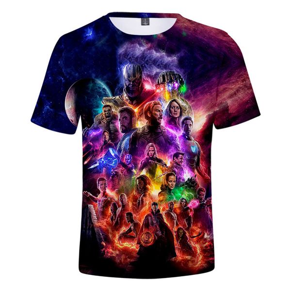 2019 new marvel 4 final t shirt 3d printing america t shirt cosplay men new summer fashion, White;black
2019 new marvel 4 final t shirt 3d printing america t shirt cosplay men new summer fashion, White;black