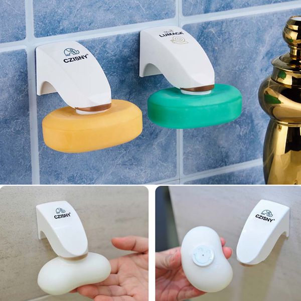 magnet soap holder wall mounted storage rack with sticker home bathroom soap organizer dropshipping fas
magnet soap holder wall mounted storage rack with sticker home bathroom soap organizer dropshipping fas