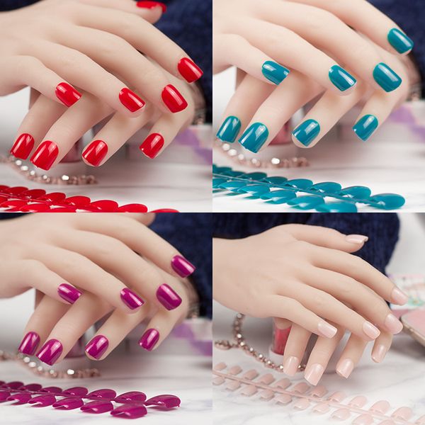 24pcs short nail tips full cover fake nails square head false nails tips candy color faux ongles press on art decoration, Red;gold
24pcs short nail tips full cover fake nails square head false nails tips candy color faux ongles press on art decoration, Red;gold