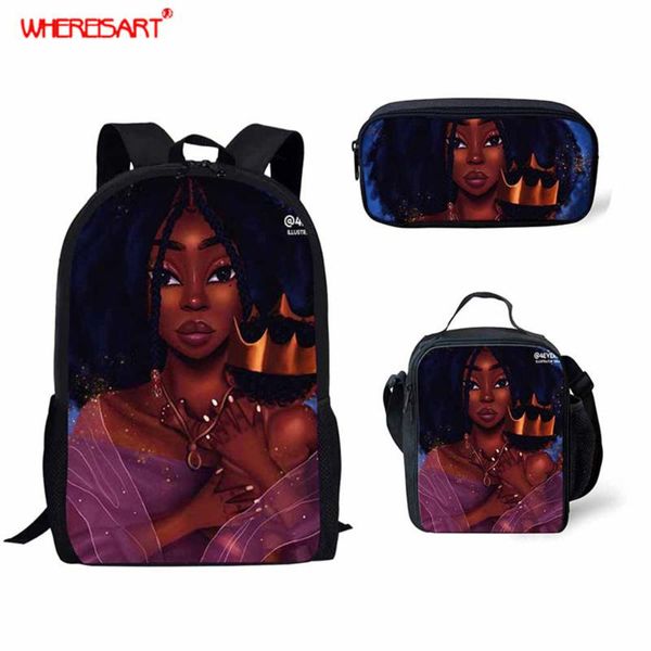 whereisart children's school shoulder bags african girl black princess book bags for teen kid girls students school mochila
whereisart children's school shoulder bags african girl black princess book bags for teen kid girls students school mochila