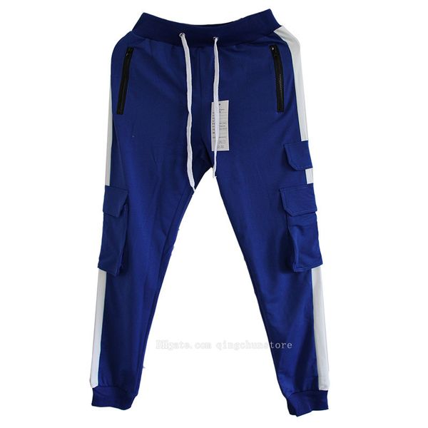 muscle fitness brothers running sports casual trousers color matching multi-pocket pants elastic men's trousers, Black
muscle fitness brothers running sports casual trousers color matching multi-pocket pants elastic men's trousers, Black