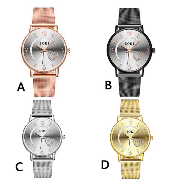 soki new 2019 fashion causal love diamond dial women's watch bracelet watches luxury lady wristwatches dress watch clock wd, Slivery;brown
soki new 2019 fashion causal love diamond dial women's watch bracelet watches luxury lady wristwatches dress watch clock wd, Slivery;brown