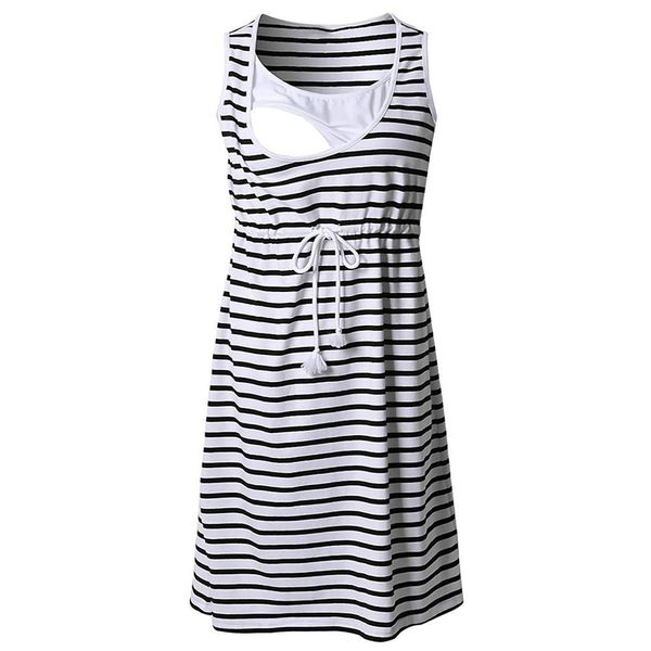 women pregnant maternity stripe tunic breastfeeding summer maternity dress abiti premaman maternidad ropa vestido gravida 2020, White
women pregnant maternity stripe tunic breastfeeding summer maternity dress abiti premaman maternidad ropa vestido gravida 2020, White
